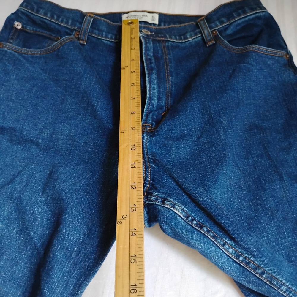 Abercrombie & Fitch Blue Ankle Jeans - Picture 5 of 13